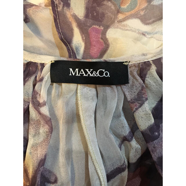 Max & Co.(マックスアンドコー)のMAX&co✩新品同様✩シフォンチュニック レディースのトップス(チュニック)の商品写真