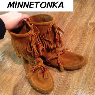 ミネトンカ(Minnetonka)のミネトンカ☆リボンフリンジブーツ(ブーツ)