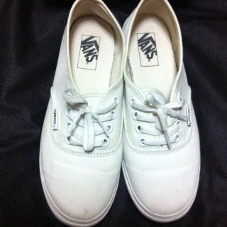 ヴァンズ(VANS)のVANS＊ホワイト(スニーカー)