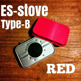 【限定】エスビットに収納可能アルコールストーブ Type-B ★ RED(ストーブ/コンロ)