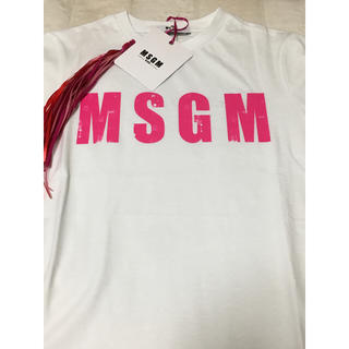 エムエスジイエム(MSGM)の2018 SS 新作✨ MSGM ロゴプリントＴシャツ  (Tシャツ(半袖/袖なし))