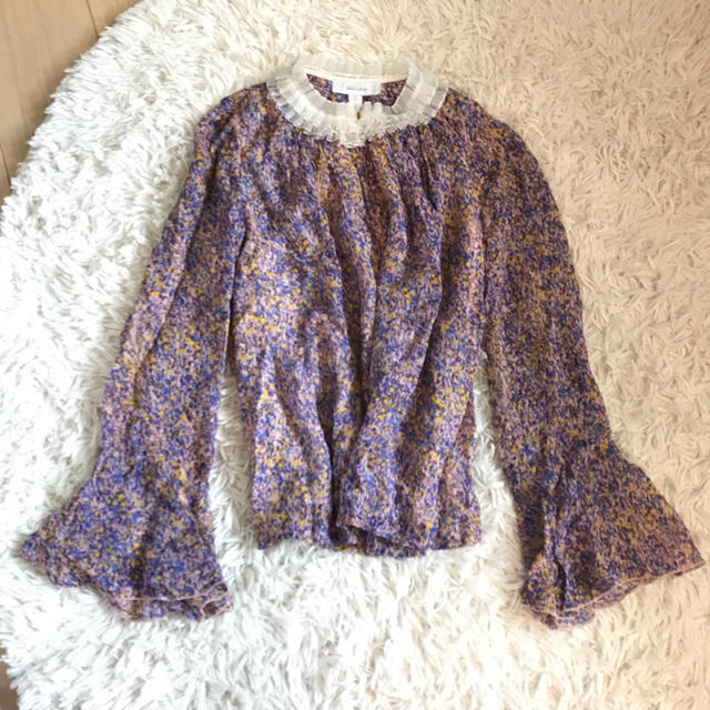 カレン ウォーカーKaren walker 花柄シルクトップス 定価42000円