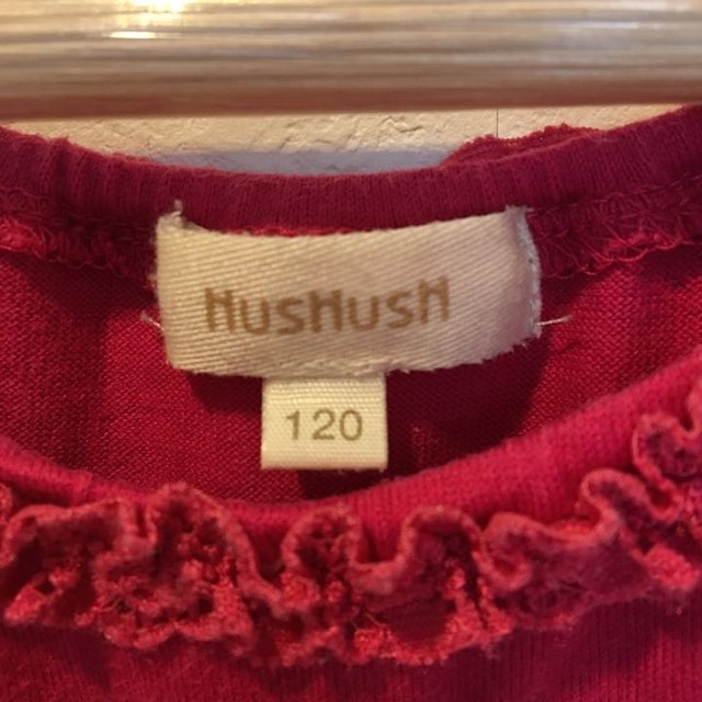 HusHush(ハッシュアッシュ)の最終値下げ❗️ハッシュアッシュ ワンピース120 キッズ/ベビー/マタニティのキッズ服女の子用(90cm~)(ワンピース)の商品写真