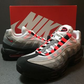 ナイキ(NIKE)の送込 黒タグ 26 NIKE AIR MAX 95 Soler Red レッド(スニーカー)