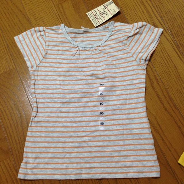 MUJI (無印良品)(ムジルシリョウヒン)の無印 新品 Tシャツ キッズ/ベビー/マタニティのキッズ服女の子用(90cm~)(その他)の商品写真