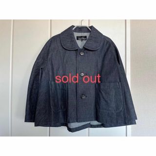 コムデギャルソン(COMME des GARCONS)のトリココムデギャルソン  インディゴ ジャケットコート デニム(Gジャン/デニムジャケット)