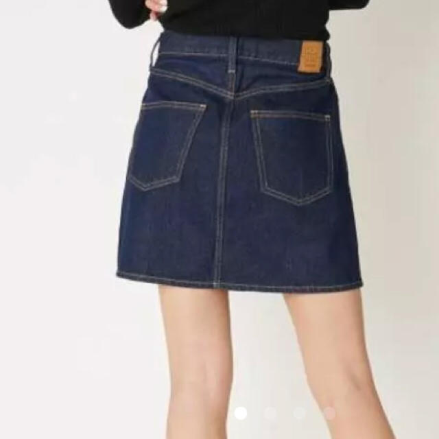 moussy(マウジー)のmoussy デニムミニスカート レディースのスカート(ミニスカート)の商品写真