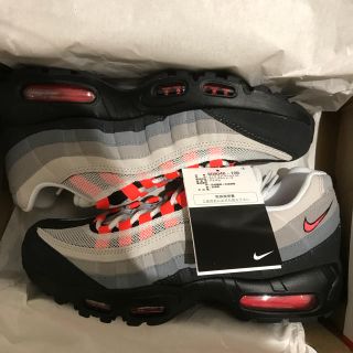 ナイキ(NIKE)のairmax 95 solar red 25.5cm(スニーカー)