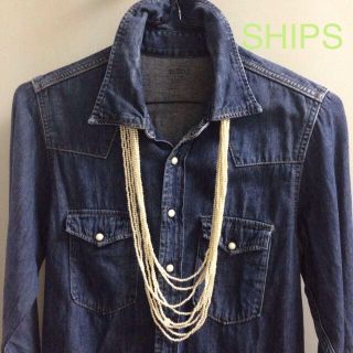 シップス(SHIPS)のSHIPSロングパールネックレス(ネックレス)