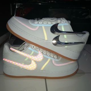 ナイキ(NIKE)の早い者勝ち  NIKE AIR FORCE1 travis scott(スニーカー)