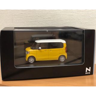 HONDA N BOX 1/43 ミニカー イエロー(ミニカー)