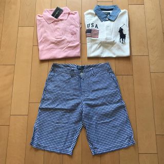 ポロラルフローレン(POLO RALPH LAUREN)のPoloラルフ・ローレン 半袖ポロシャツ2着 パンツ1着セット(150)(その他)