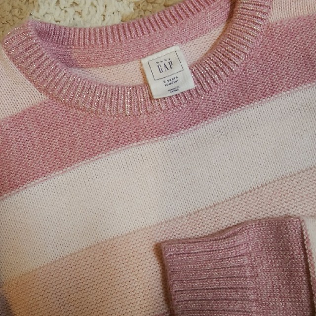 GAP(ギャップ)の★値下げ★　GAP　キッズトップス キッズ/ベビー/マタニティのキッズ服女の子用(90cm~)(ニット)の商品写真