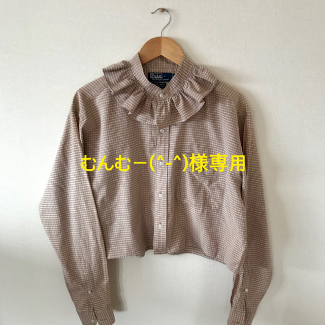 Ralph Lauren(ラルフローレン)の人気デザイン💕リメイクシャツ レディースのトップス(シャツ/ブラウス(長袖/七分))の商品写真