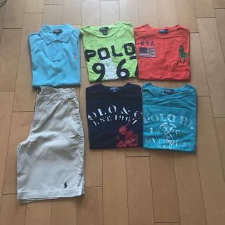 ポロラルフローレン(POLO RALPH LAUREN)のPoloラルフ・ローレン トップス5着、パンツ1着の6点セット(150)(その他)