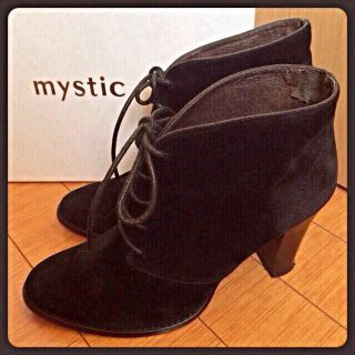 ミスティック(mystic)のmystic＊編みあげショートブーツ(ブーツ)