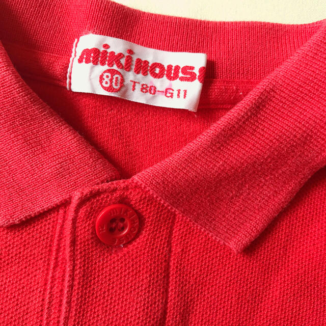 mikihouse(ミキハウス)のミキハウス ポロシャツ80 キッズ/ベビー/マタニティのベビー服(~85cm)(シャツ/カットソー)の商品写真