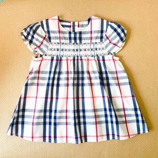 バーバリー(BURBERRY)の【新品同様】★バーバリー★BURBERRY★半袖★チュニック★可愛い★90(その他)