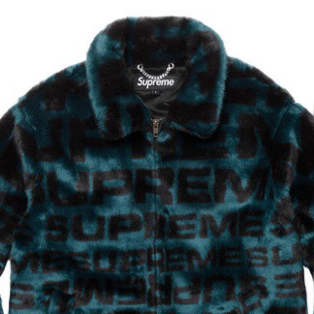 専用Supreme Faux Fur Repeater Bomber