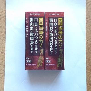 サンスター(SUNSTAR)のサンスター薬用塩ハミガキ 2個セット(歯磨き粉)