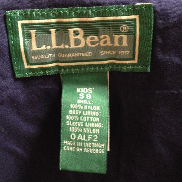 L.L.Bean(エルエルビーン)のL.L.Bean★アウター　ウィンドブレーカー★S8（124-132） キッズ/ベビー/マタニティのキッズ服男の子用(90cm~)(ジャケット/上着)の商品写真