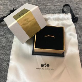 エテ(ete)のete カットリング 7号(リング(指輪))