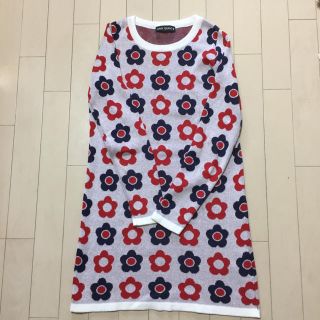 マリークワント(MARY QUANT)のマリークワント  ニットワンピース❤️美品(ひざ丈ワンピース)