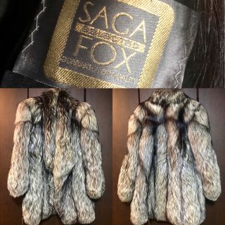 SAGA FOX ROYAL シルバーフォックス毛皮コート 最高級ゴールドラベル