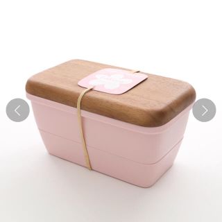 アフタヌーンティー(AfternoonTea)の新品🌸 アフタヌーンティー 2段 ランチボックス お弁当 桜 ピンク(弁当用品)