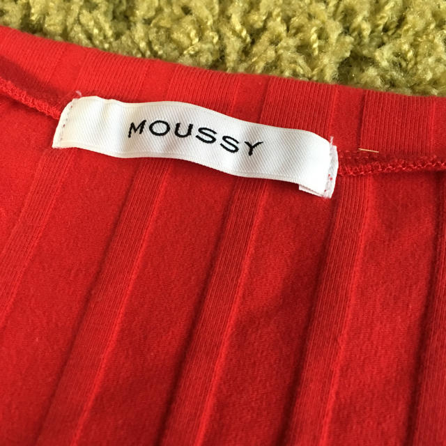 moussy(マウジー)のmoussy リブトップス レディースのトップス(カットソー(半袖/袖なし))の商品写真