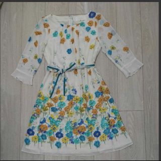 スーナウーナ(SunaUna)のAまま様専用  美品♥️スーナウーナ 花柄ワンピース(ひざ丈ワンピース)