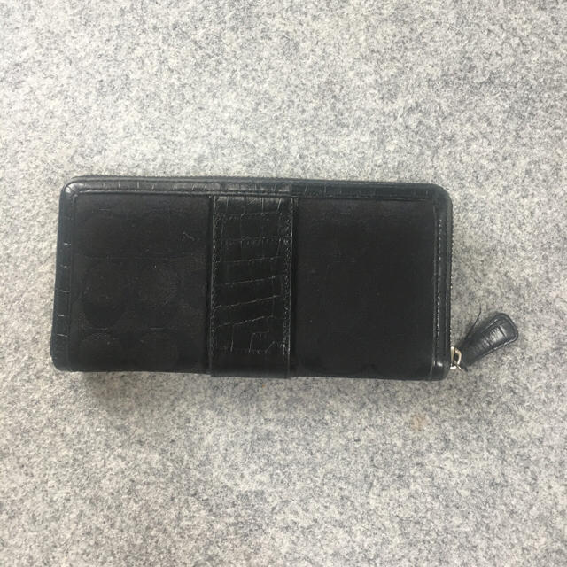 COACH(コーチ)のcoach 長財布 財布 黒 レディースのファッション小物(財布)の商品写真
