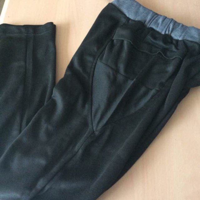 【新品】サルエル スリム スウェット パンツ ブラック メンズのパンツ(サルエルパンツ)の商品写真