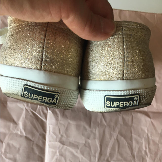 SUPERGA(スペルガ)のスペルガ ラメスニーカー  ゴールド レディースの靴/シューズ(スニーカー)の商品写真