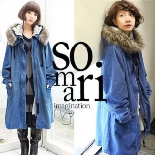 楽天 somari  デニム モッズコート(モッズコート)