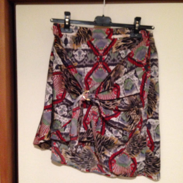 DouDou(ドゥドゥ)のプリント スカート レディースのスカート(ミニスカート)の商品写真