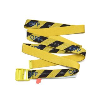 オフホワイト(OFF-WHITE)のOFF-WHITE オフホワイト DIAG BELT イエローベルト200cm(ベルト)