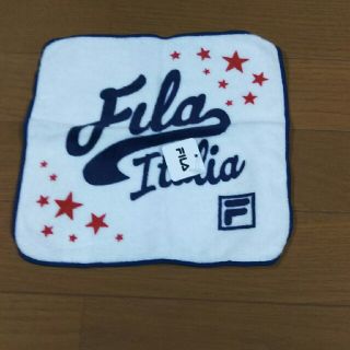 フィラ(FILA)の【新品、未使用】FILA タオルハンカチ(ハンカチ/ポケットチーフ)