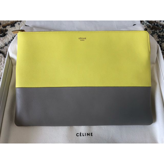 celine クラッチ バッグ ポーチ バイカラー 未使用 | www.jarussi.com.br