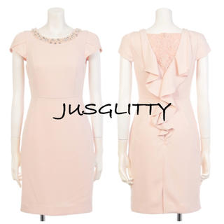 ジャスグリッティー(JUSGLITTY)の新品♡ジャスグリッティー♡ドレス(ひざ丈ワンピース)