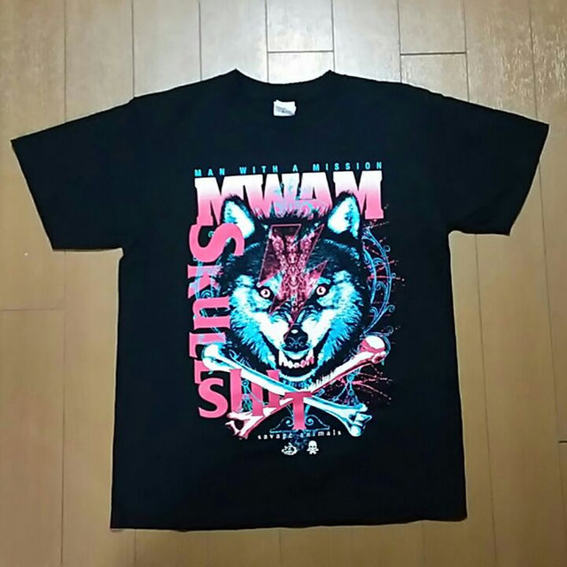 MAN WITH A MISSION - ★値下げ★マンウィズ スカルシット コラボ Tシャツの通販 by you's shop｜マンウィズ