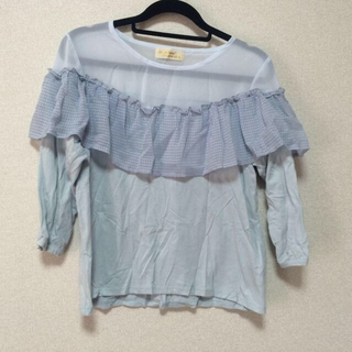 ダブルクローゼット(w closet)のフリルトップス(Tシャツ(長袖/七分))
