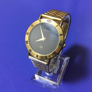 グッチ(Gucci)の★早い者勝ちSALE！★ Gucci 3000M クオーツ メンズ (腕時計(アナログ))