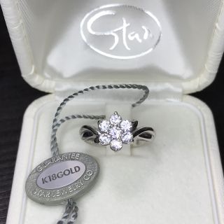 スタージュエリー(STAR JEWELRY)のSTAR JEWELRY スタージュエリー フラワー リング K18(リング(指輪))