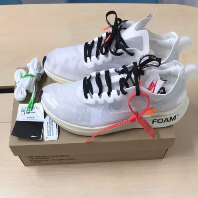 nike zoom fly us10 the ten off white