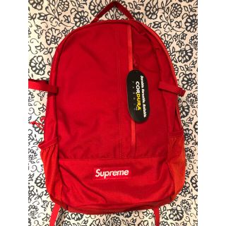 シュプリーム(Supreme)の新品 supreme 18ss backpack red(バッグパック/リュック)