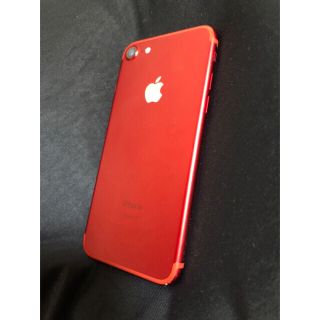 アップル(Apple)のiPhone7 赤 256G(iPhoneケース)