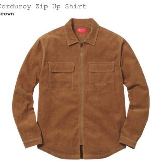 シュプリーム(Supreme)の【Supreme】Corduroy Zip Up Shirt(ミリタリージャケット)