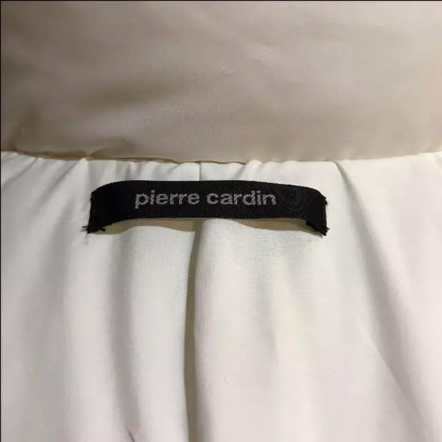 商品のインターネット 試着のみ定価14万サイズ40 Pierre Cardin 白 ダウンジャケット
