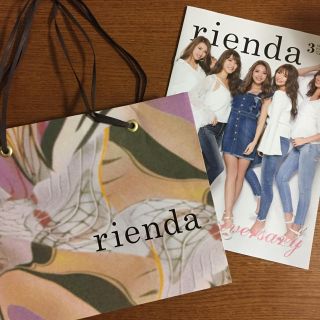 リエンダ(rienda)のrienda リエンダ 紙袋 ショッパー(ショップ袋)